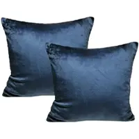 Jack 2er Set Teddy Flausch Kissen 50x50cm in blau | Gr.: 40x40 cm