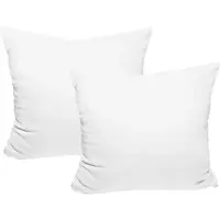 Jack 2er Set Teddy Flausch Kissen 50x50cm in Weiß | Gr.: 45x45 cm
