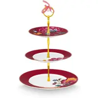 Pip studio Blooming Tales Fantasy Dark Red Etagere 3-tlg. im GK Blooming Tales Dark Red 51.018.187