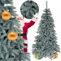 Inna Künstlicher Weihnachtsbaum wie ein echter Fichtenbaum, 220 cm, dicht, wunderschön, limitierte Auflage