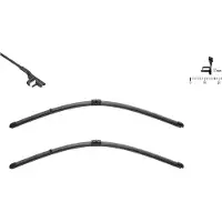 SWF Wischblatt vorne Flachbalkenwischblatt 650 mm mit Spoiler SWF für u.a. BMW 5er