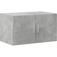 vidaXL Wandschrank Betongrau 70x42,5x40 cm Holzwerkstoff