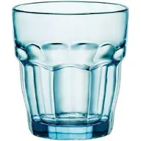 Bormioli Rocco 24 x Rock Bar Lounge Ice Whisky 27cl * - stapelbar (blau) - (gehärtet)