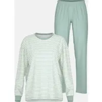 Mey Anzug lang Serie Willow Stripes Seasalt Green | Größe 44