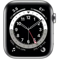 Apple Watch Series 6 40 mm Edelstahlgehäuse Silber - WLAN + Cellular
