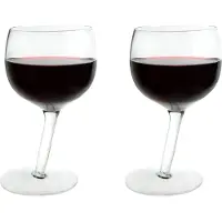 Bar Bespoke Betrunkene schiefe Weingläser - 2er Set