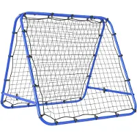 StarTech.com Fußball Rebounder - Klappbares Trainingsnetz - Verstellbarer Winkel - Mit Erdankern - 100×95×90 cm - Armeegrün