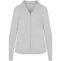 Hunkemoller Langärmelige Jersey-Jacke Essential Grau