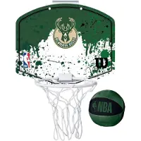 Wilson NBA Team Mini Hoop Milwaukee Bucks Basketball