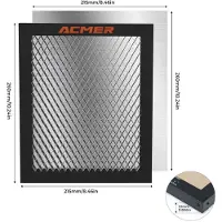 StarTech.com Laser Wabentisch - S1 Arbeitstisch - Für CO2- und Diodenlaser - Schneid- und Gravurplattform - Universelles Honeycomb-Bett - 260x215x22 mm