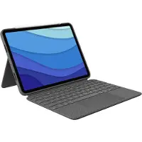 Logitech Combo Touch for iPad Pro 11-inch (1st, 2nd, and 3rd generation), QWERTY, US International, Touchpad, 1,8 cm, 1 mm, Apple