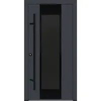 FM Türen AS68 Modell 28 1000 x 2100 Anthrazit Links Innen Beschläge Set 01