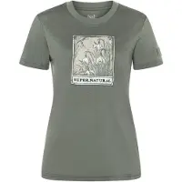 Super.natural W Snow Drops BIO J Tee eucalyptus/various (18J) XS