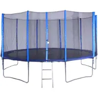 Spartan Gear Spartan Trampolina Ogrodowa z Siatką Zewnętrzną do Skakania Duża Wytrzymała 366 cm