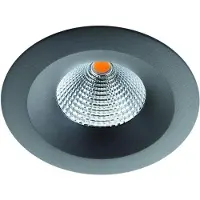 SG-Leuchten SG Leuchten LED-Deckeneinbaustrahler LB25 Uniled Isosafe AT graphit 7W 3000K IP65