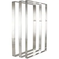 Matfer Rechteckiger Edelstahlrahmen für Mousse, extrastark, 37,5x27,5x4,5 cm für Platte 40x30 cm (371025)