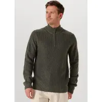 Dstrezzed Ds-skipper Ribknit Dark Army Größe: L | Turtlenecks Outlet | Herren | Grün