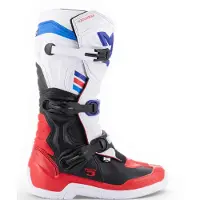 Alpinestars Tech 3 Stiefel White Bright Red Dark Blue