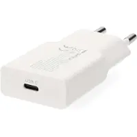 Nedis Netzladegerät - 20 W - GaN - PD3.0 - 1.67 A / 2.22 A / 3.0 A - Anzahl der Ausgänge: 1 - USB-C - Automatische Spannungswahl - Weiss
