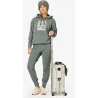 Super.natural W Snowdrops Hoodie eucalyptus/various (18J) L