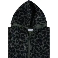 Cecil Kapuzenplüschjacke mit Kapuze mit Kapuze, Animal Print