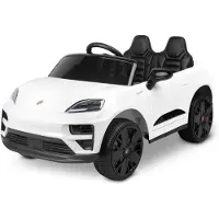 Toyz Porsche Macan Elektro-Kinderauto 24 V, weiß, lizenziert, mit Fernbedienung