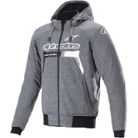 Alpinestars Chrome Ignition Hoodie dunkelgrau / weiss S