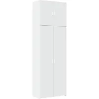 vidaXL Highboard Weiß 80x42,5x249 cm Holzwerkstoff