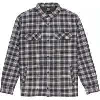 Quiksilver - Chemise confortable en coton - Venture Sherpa Overshirt Black Venture für Herren aus Baumwolle - Größe XL - schwarz