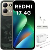 Xiaomi REDMI 17 4G Smartphone 4GB 256GB Grün 6,9 Zoll 7500mAh mit 67W Ladegerät + Bluetooth-Kopfhörer