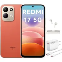 Xiaomi REDMI 17 5G 4GB 256GB Smartphone Orange 7500mAh 120Hz mit 67W Ladegerät + Bluetooth-Kopfhörer