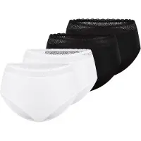 Triumph Midi Slip Damen Modal schwarz, L 839146-0006-09940