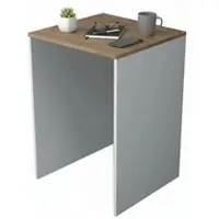 Dmora Boris - Großer Mehrzweckschrank, 65x92h cm Nussbaum, ein Regal