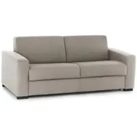 Talamo Italia Dmora Festes Sofa Rosanna, Großes 2-Sitzer-Sofa, 100% Made in Italy, Wohnzimmersofa aus gepolstertem Stoff, Cm 200x95h90, Turteltaube