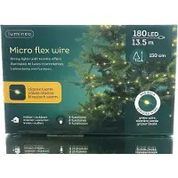 Kaemingk Lumineo Micro LED Lichterkette mit Funktionen 1.350 cm 180 Lichter klassisch warm
