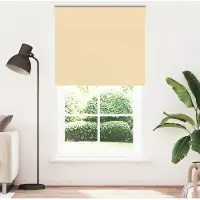 vidaXL Verdunkelungsrollo Beige 135x230 cm Stoffbreite 131,6 cm
