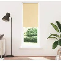 vidaXL Verdunkelungsrollo Beige 65x230cm Stoffbreite 60,7 cm Polyester