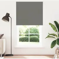 vidaXL Verdunkelungsrollo Grau 135x230cm Stoffbreite 131,6cm Polyester