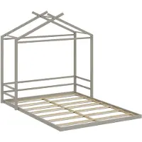 VitaliSpa Bodenbett Roofy Greige 140x200, Model 59811