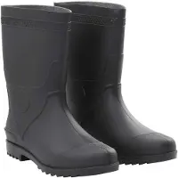 vidaXL Gummistiefel Schwarz Größe 46 PVC