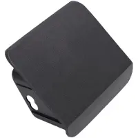 Kkmoon Frontstoßstangenabdeckung 55078138AA als Ersatz für die kurze schwarze Endkappe der Frontstoßstange für den Wrangler TJ (1996–2006)