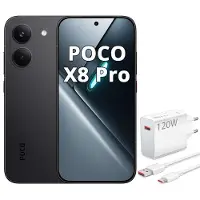 Xiaomi POCO X8 Pro 5G 12GB 512GB Smartphone Schwarz 6500mAh 120Hz AMOLED NFC mit 120W Ladegerät