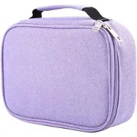 OEM Multifunktions-Tasche - Große Kapazität - Kunstledertasche - Schilderarbeitsplatz - Organizer - Innentas mit Reißverschluss - Blau - Modern - Für Schrein geeignet - Reisformat mit 72 Fächern.