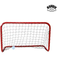 Markenlos Bandit-Tor für Unihockey und Floorball – 90 x 60 x 40 cm, rot
