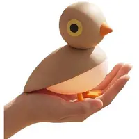 Novzep Dekorative LED Vogel Lampe mit Sensor, magnetisches Nachtlicht mit warmem Licht und Akku, automatische Beleuchtung für Schlafzimmer Wohnzimmer Flur