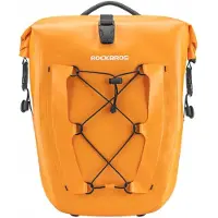 RockBros Große Gepäckträgertasche Wasserdicht Orange