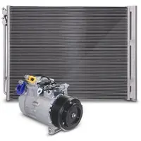 BESTPRICE Kompressor + Kondensator [Hersteller-Nr. 41846650] für BMW