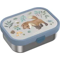 Mepal Campus Edelstahl Bento Brotdose mit Gabel Little Dutch - Little Dutch - Forest Friends - Vesperdose