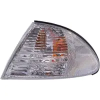 BESTPRICE Blinkleuchte vorne weiß mit Lampenträger [Hersteller-Nr. 31468368] für BMW