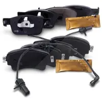 BESTPRICE 8x Bremsbeläge +VWK Vorne + Hinten [Hersteller-Nr. 40372249] für Audi